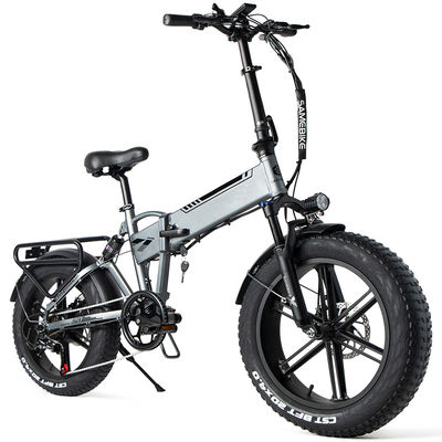 160Brake 뚱뚱한 타이어 전기 접히는 자전거, 전기 자전거 20를 접히는 10000mah