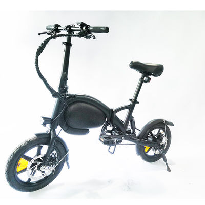 타원형 배터리 접이식 미니 포켓 전기 자전거 14 인치 하이브리드 접이식 전기 자전거