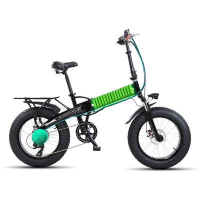 성인을 위한 350W 접히는 전기 자전거, 20&quot; 4.0 접이식 뚱뚱한 타이어 자전거 28MPH