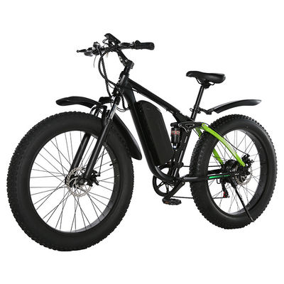 20MPH 팻 타이어 전기 산악 자전거 7Speed ​​기어드 디스크 브레이크