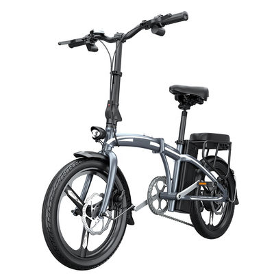 20 인치 전기 자전거 스틸 프레임 포크 48V 250W Shimano 7 속도 접이식 전자 자전거 전기 자전거