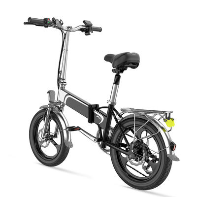 7speed 가장 가벼운 접히는 E 자전거, 매우 가벼운 전기 접히는 자전거 36V