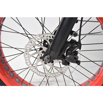 ODM 팻 타이어 접이식 전기 자전거 6Speed ​​Derailleur 30KMH