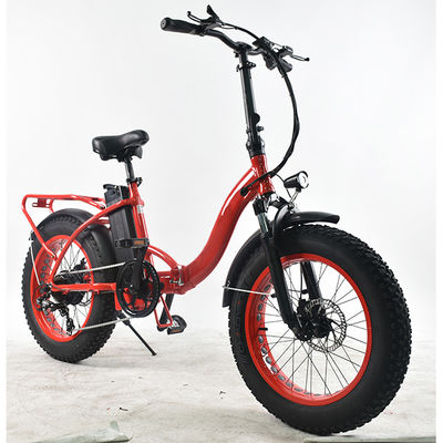 30KG 뚱뚱한 타이어 설치되는 8A 리튬 전지 Shimano를 가진 전기 접히는 자전거