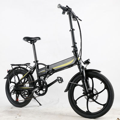 20MPH 가벼운 접을 수 있는 전기 자전거, 10.4Ah 20 인치 전기 접히는 자전거