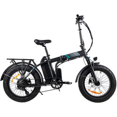 48V Shimano Derailleur를 가진 전기 접히는 뚱뚱한 타이어 자전거 50-60km 범위