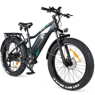 ODM 뚱뚱한 타이어 전기 산악 자전거, Shimano 전기 접히는 산악 자전거
